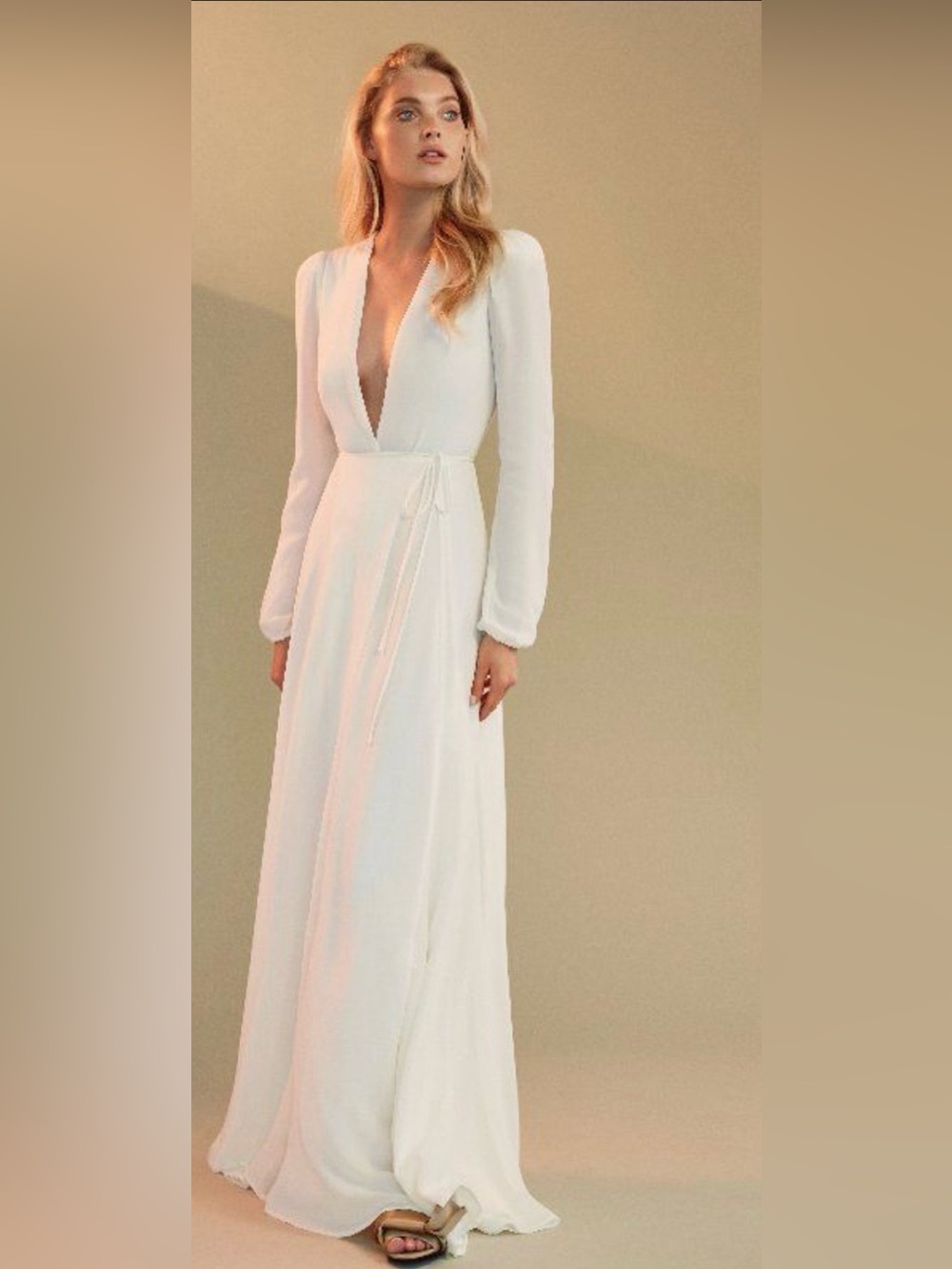 Reformation Wrap Dress Cole maxi Dress in good condition - Picture 4 of 14